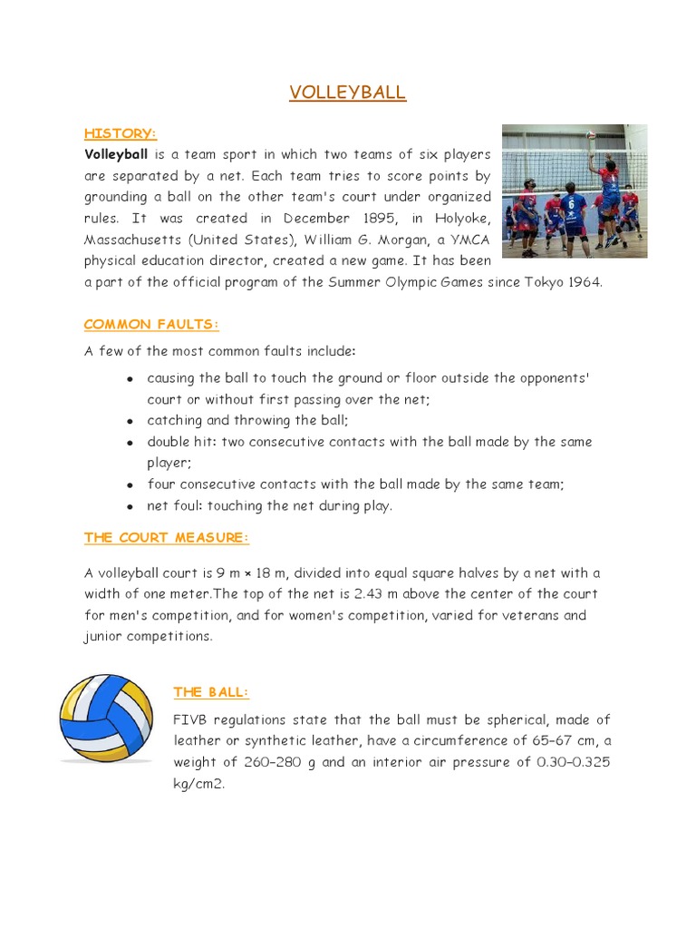 Volleyball History PDF