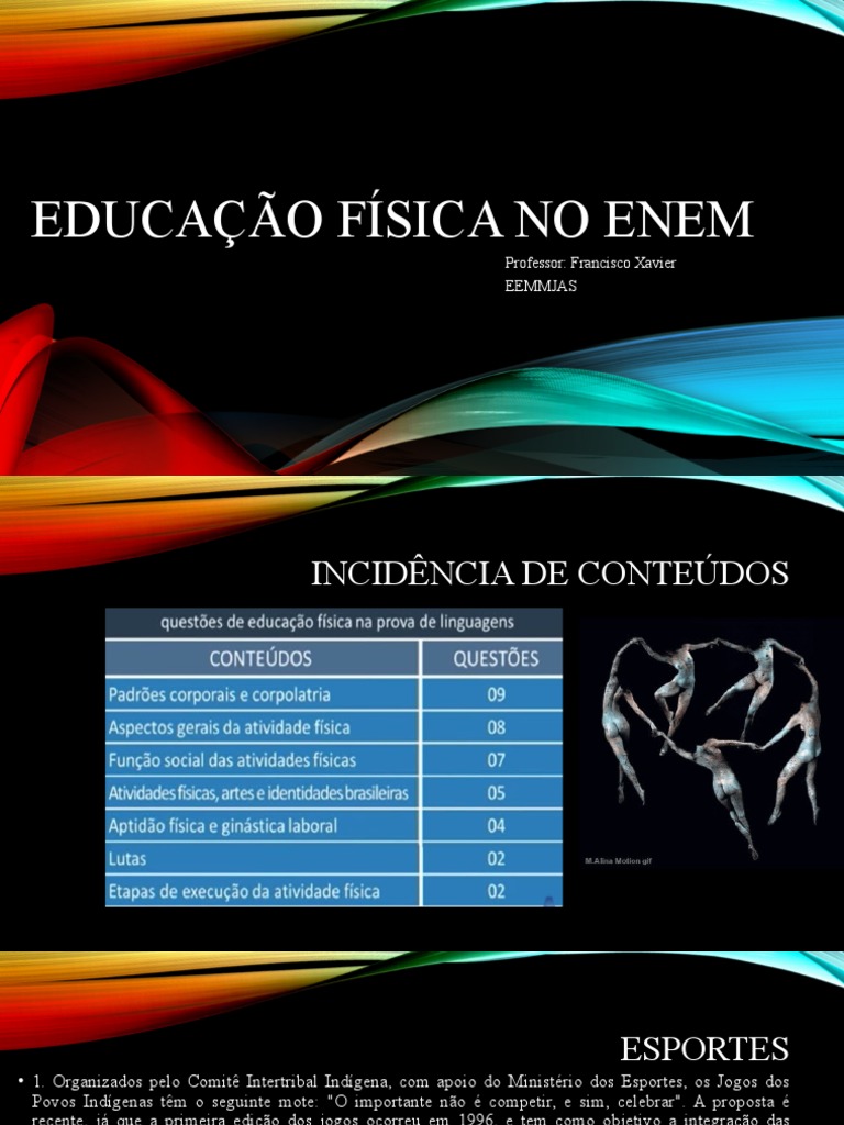 Educação Física e ENEM: Conteúdos e Práticas | PDF
