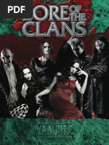 Vampire The Masquerade - 20th Anniversary - Lore of The Clans (7846321)