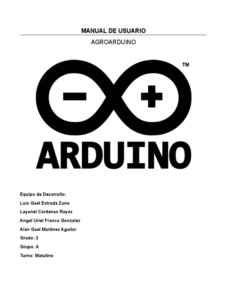 Manual de Usuario Agroduino: Invernadero Automático | PDF | Hardware de ...