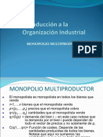 1.4 Monopolio Multiproductor