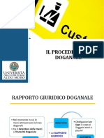 Procedimento Doganale 1