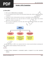 RPA Module 1 Notes