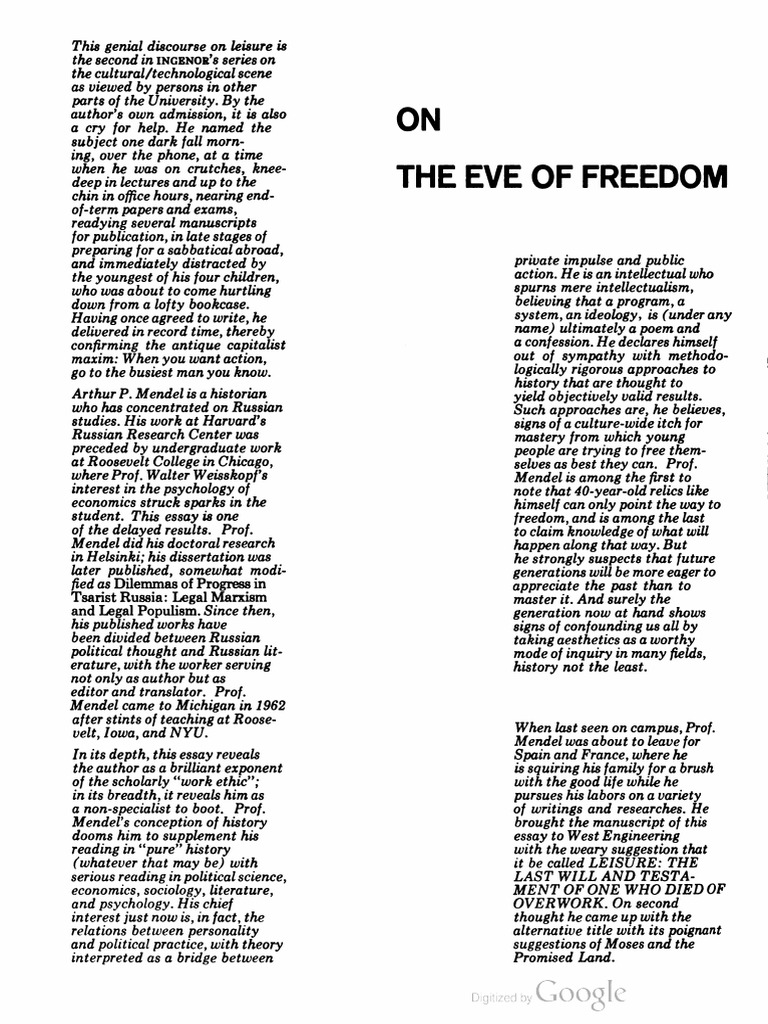 Ingenor 4 arthur mendel pdf karl marx marx s theory of alienation