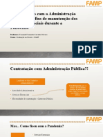 Apresentação de Slides - Aula Teste FAMP