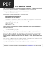 Guidelines for Numbers in Academic Writing | PDF | Information | Comma