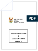 Silo - Tips History Study Guide Question Papers Grade 10
