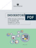 Indikatorë: Për Kualitetin E Punës Së Shkollave