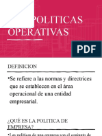 4.2.4 Politicas Operativas