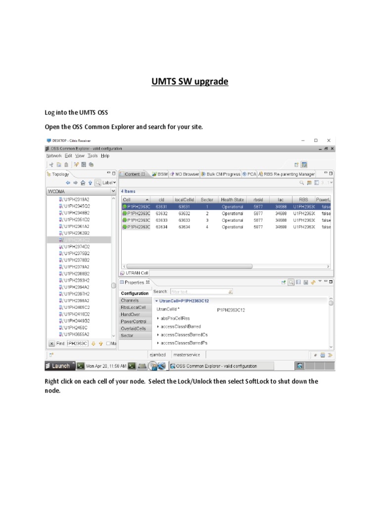 Umts sw upgrade steps pdf