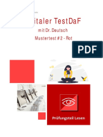 Digitaler TestDaF. LV. MT2 - Rot