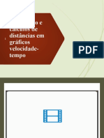 Aceleração e Distâncias em Gráficos V F (T)