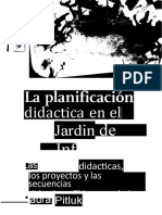 La Planificacion Didactica en El Jardin de Infantes Laura Pitluk ...
