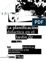 La Planificacion Didactica en El Jardin de Infantes Laura Pitluk