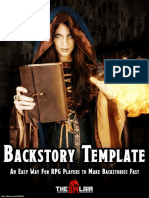 RPG Backstory Template