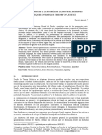 Las Críticas Feministas A La Teoría de La Justicia de Rawls