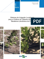 BPD 144 - Sistema de Irrigação Localizada para A Cultura Do Cajueiro-Anão Nos Tabuleiros Litorâneos Do Piauí