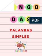 Bingo Das Palavras Simples