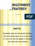 Free Download PPT Format Sample Recruitment Strategy Template