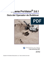 ProVision3.6.1 Dozer Operator Guide Spanish