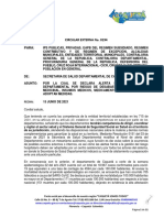 Circular Externa 0194 Alerta Roja Hospitalaria