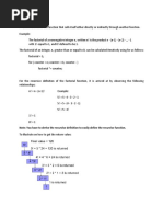 3 - Recursive Function.