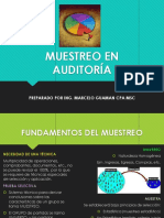 1 Muestreo en La Auditoria