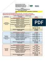 Cronograma de Aulas 2º Período Uapi3