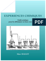 Expériences Chimiques - Guide Pratique Pour Les Débutants Ou Leurs Enseignants by Marc Hallet