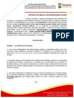 Contrato de Mejoramiento de Vivienda