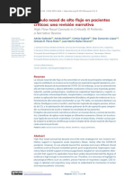 Alto Flujo en El Paciente Critico