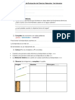 Modelo de Evaluación de Ciencias Naturales