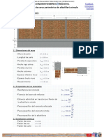 Hoja de Calculo de Diseno de Cerco Perimetrico Albanileria en PTC Mathcad 1 Downloable