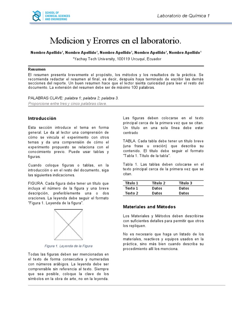 Reporte Técnico - Práctica P2B | PDF | Valoración | Química