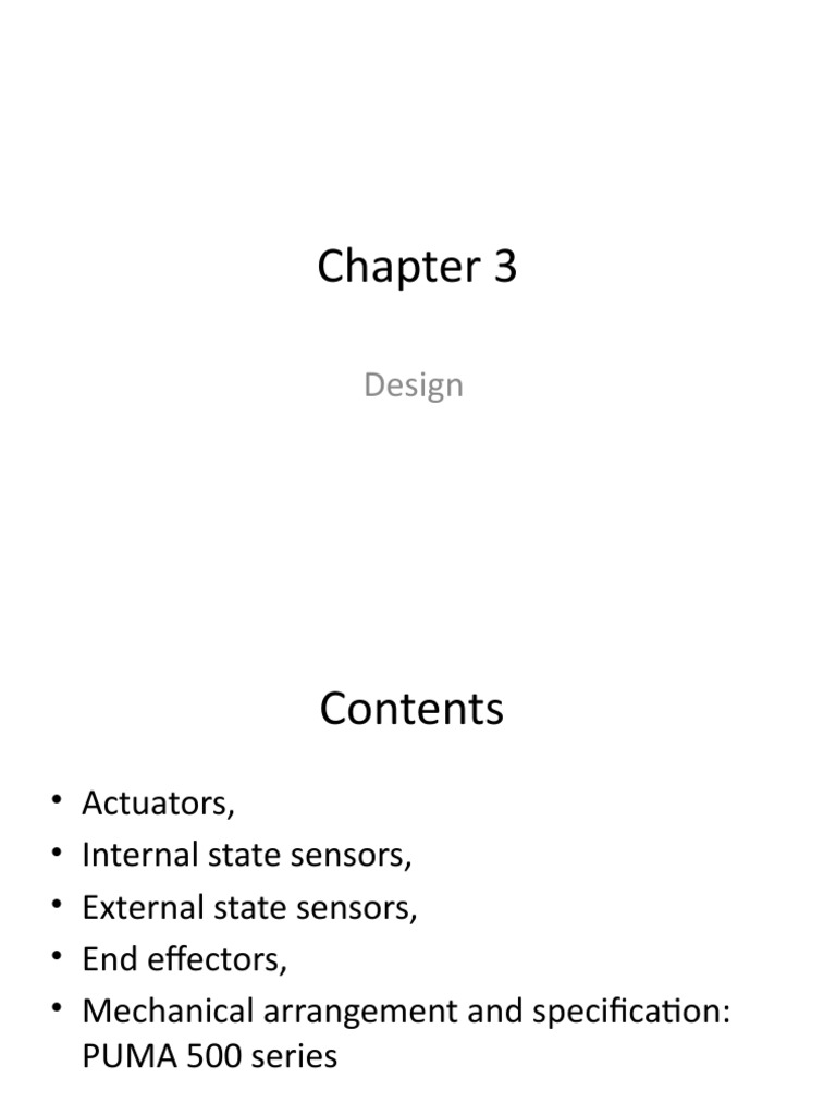 Chapter 8 Actuators and Sensors For Robots | PDF | Electric Motor ...