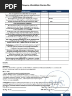 Tourism Checklist 2022