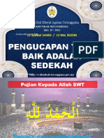 12 MEI PENGUCAPAN YANG BAIK ADALAH SEDEKAH (Final)