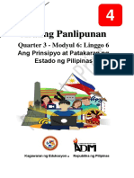 AP4 - q3 - Mod6 - Prinsipyo at Patakaran NG EStado NG Pilipinas - ReducedSLMs - v5