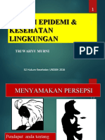 HUKUM EPIDEMI, BAGIAN 1,2 Review Epid, Siskes, UNISBA 2019 2