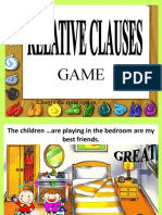 Relative Clauses Games Who+Where