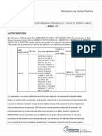 Informe de Inconformidad Ciudadana N.º 453422 Cs. Puerto Limon