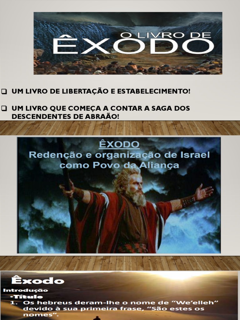 Nascimento e Preservação de Moisés | PDF | Moisés | Gênesis (livro)