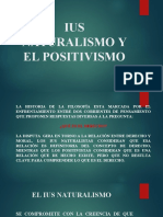 Ius Naturalismo y El Positivismo