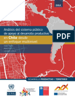 Análisis Del Sistema Público de Apoyo Al Desarrollo Productivo en Chile Desde Un Enfoque Multinivel