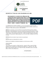 Decreto 7530 1999 Da Bahia BA