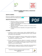 Plantilla - Procedimiento Atencion de Incendio - V2-Pon - 3-2019