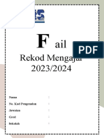 Fail Rekod Persediaan Mengajar 2023