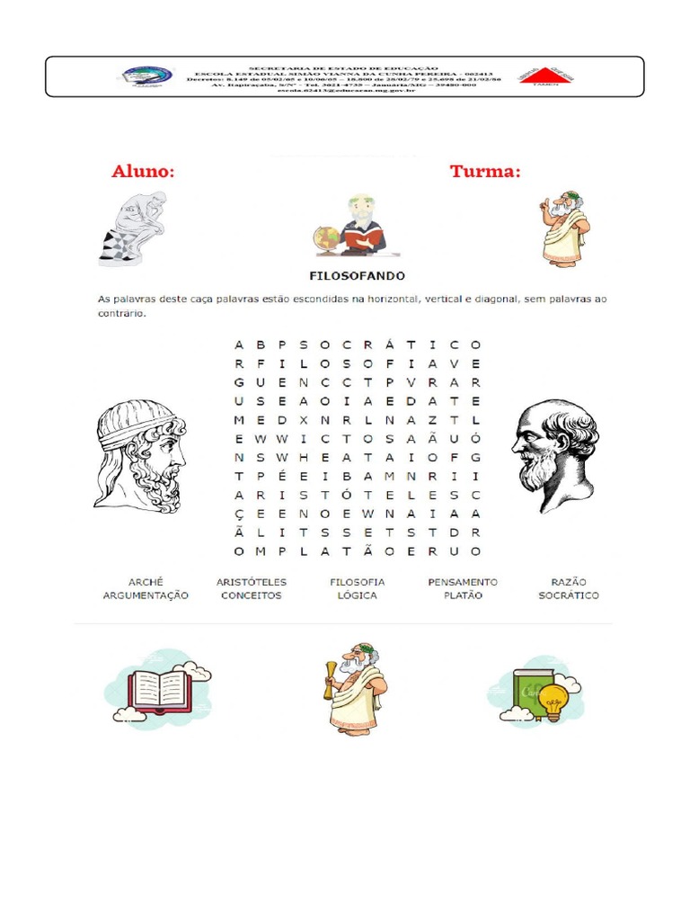 Atividades de Filosfia para Imprimir | PDF