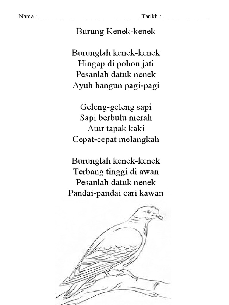 Burung Kenek - Muzik Tahun 2 | PDF