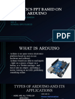 Robotics PPT Based On Arduino